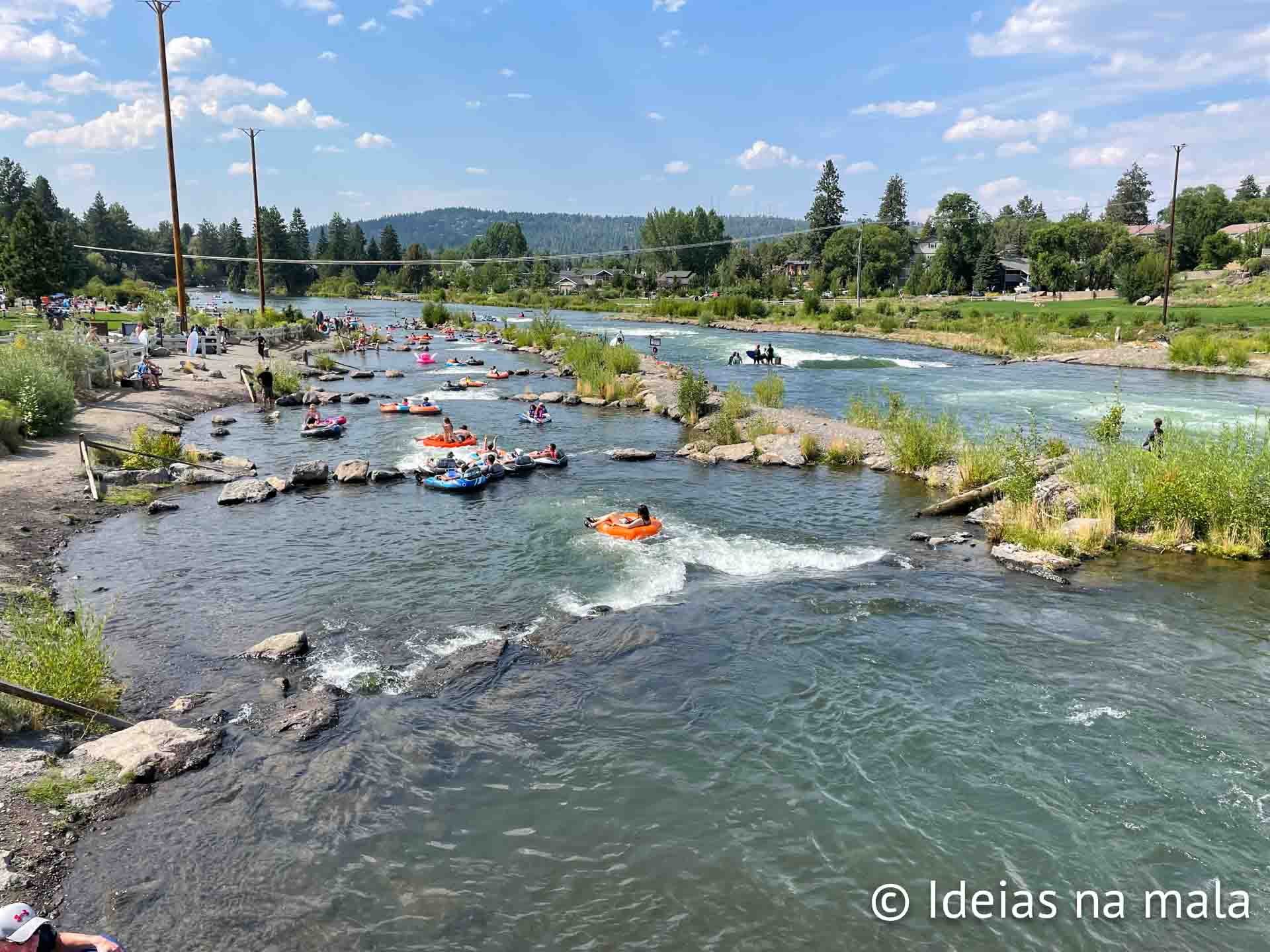 Bend River Park, o Rio se transforma em parque aquático