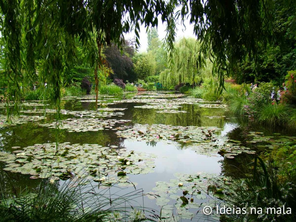 Jardins de Monet em Giverny na Normandia na França