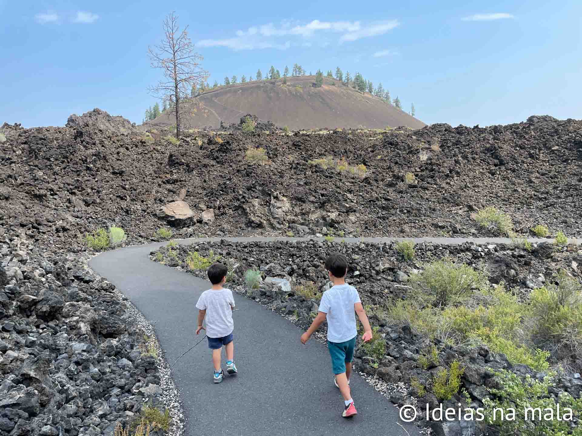 Lava Butte em ficas de Bend Oregon