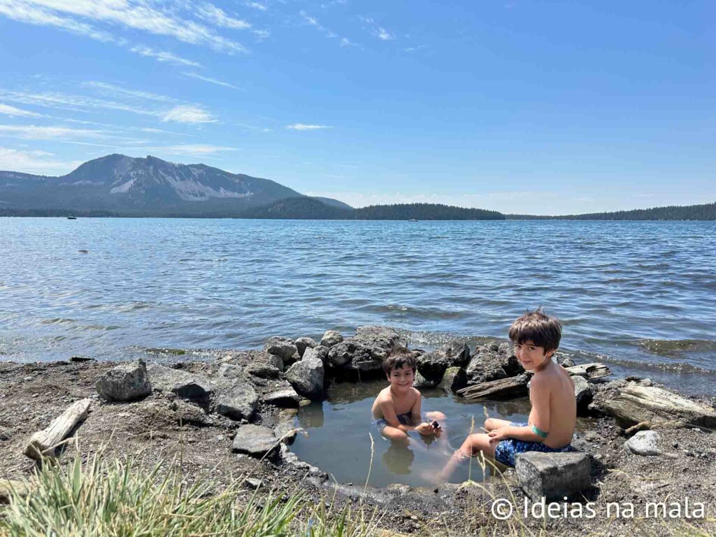 Hot Springs no Paulina Lake - Newberry Volcanic National Monument