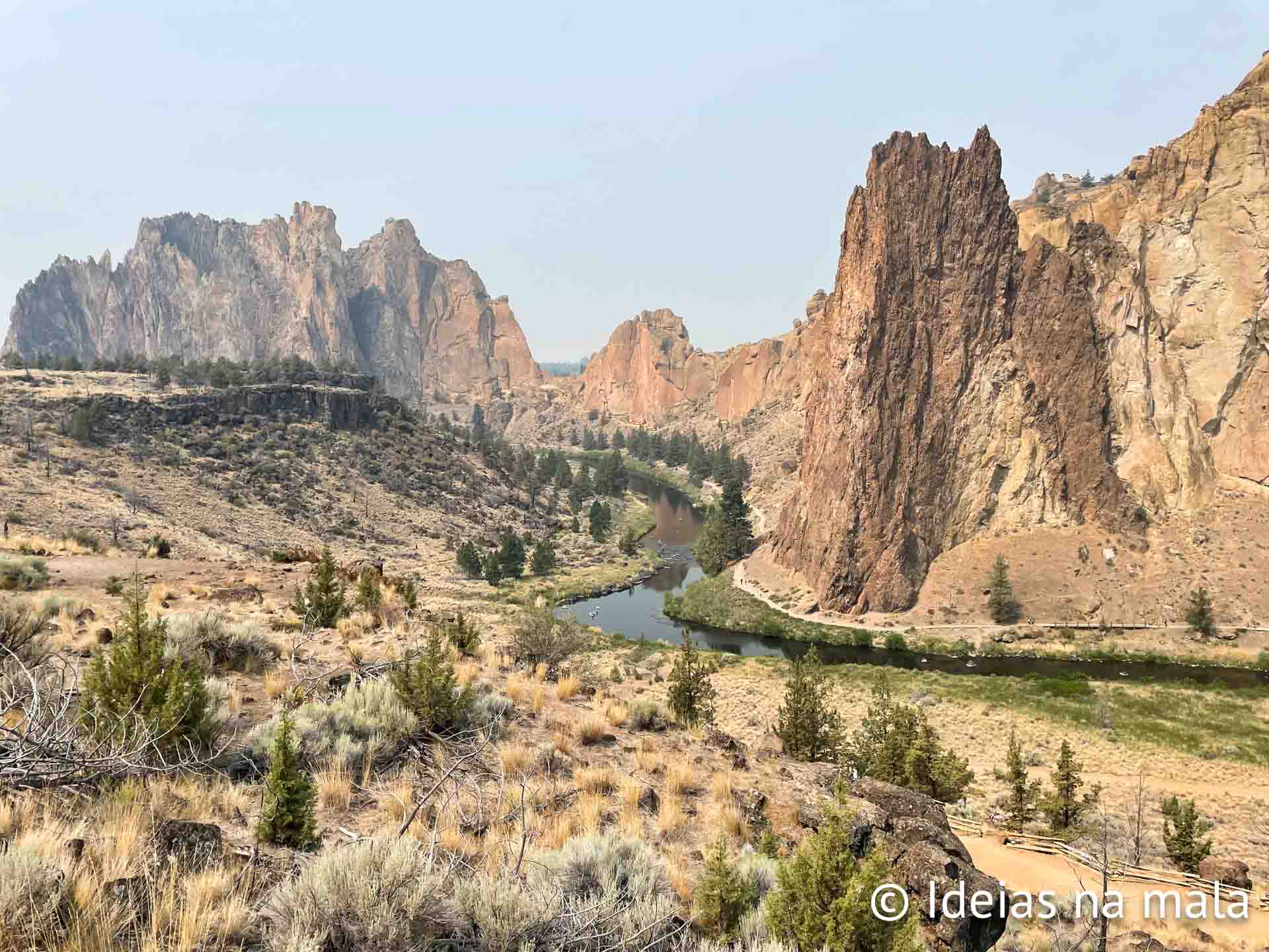 Smith Rock State Park no Oregon