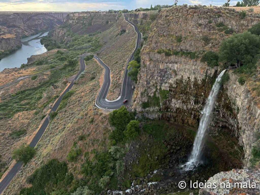 Perrine Coulee Falls, uma das cachoeiras encantadoras de Twin Falls