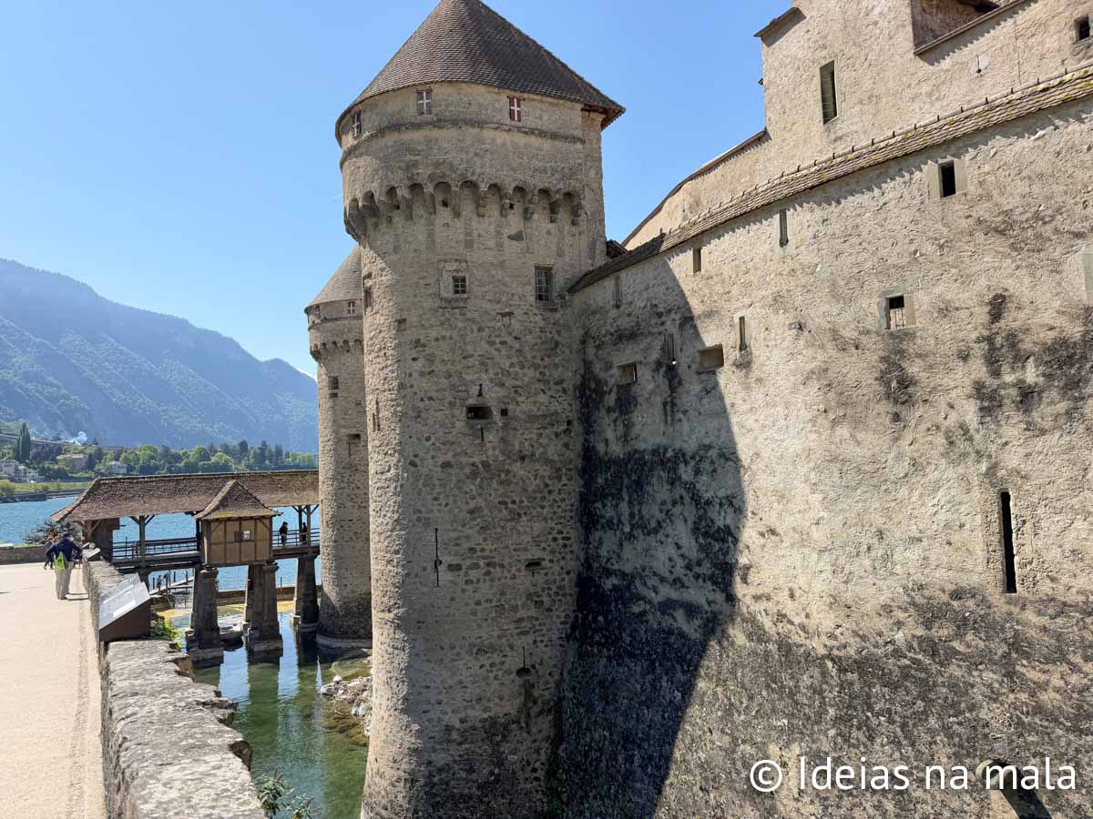 Castelo de Chillon em Montreux