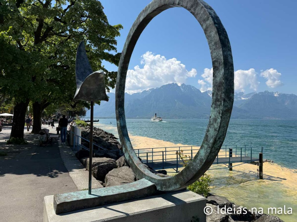 Lago Leman em Montreux