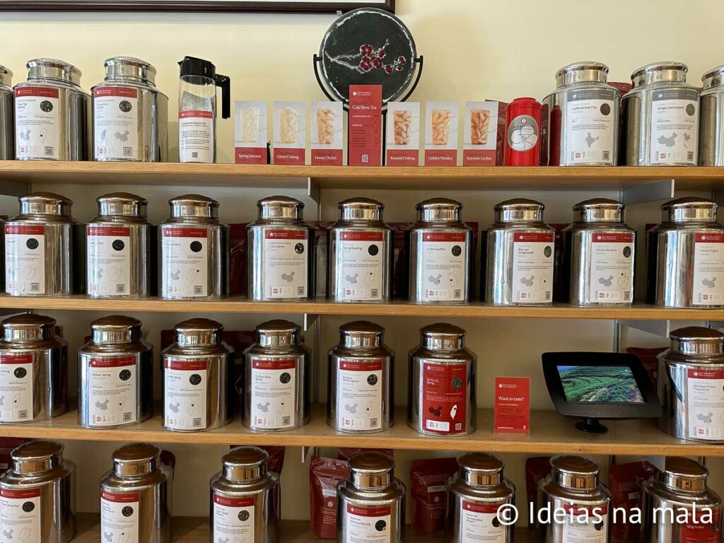 Red Blossom Tea Company, uma loja de chá na Chinatown de San Francisco