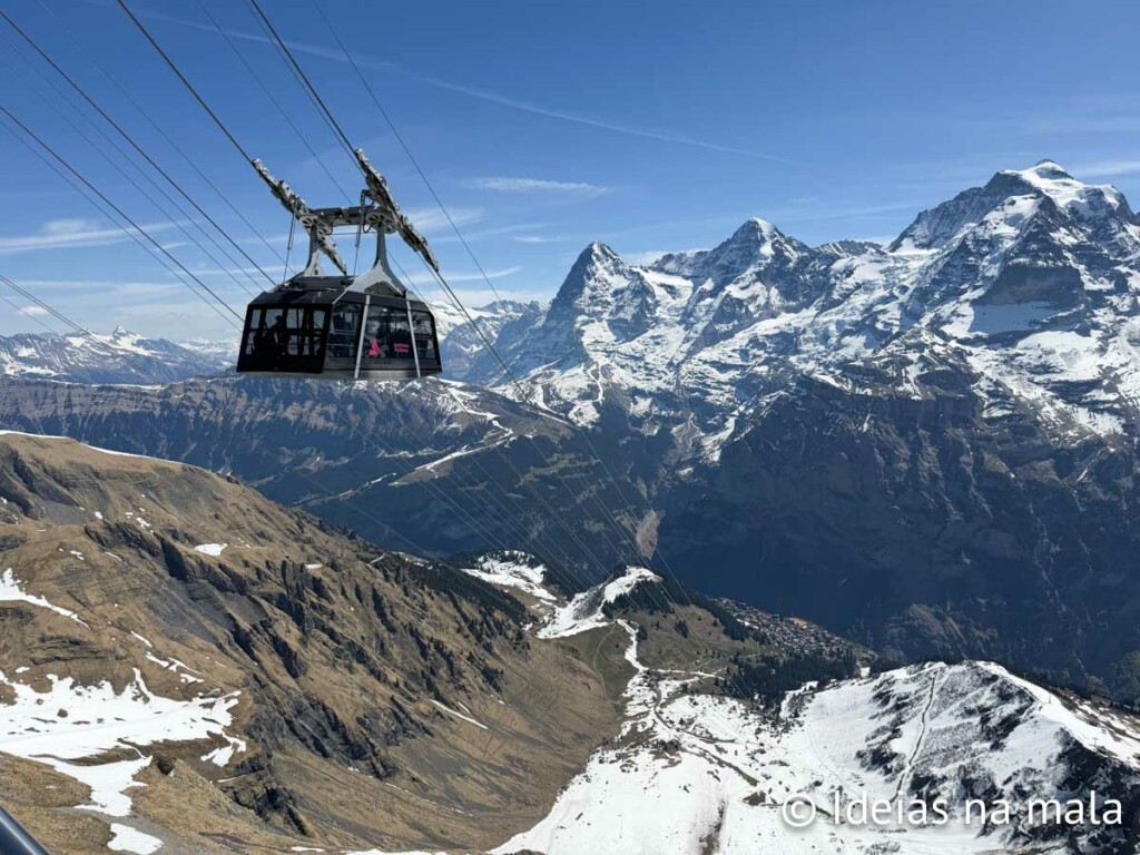 Schilthorn é dono de lagunas das vitsas mais espetacular do Bernese Oberlands