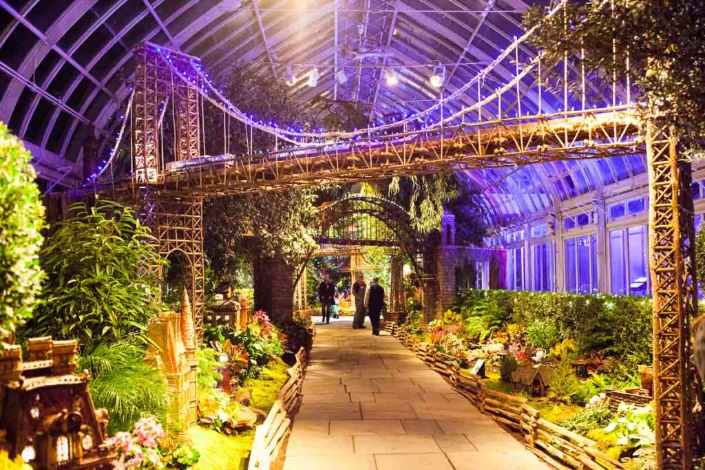 Holiday Train Show, no New York Botanical Garden