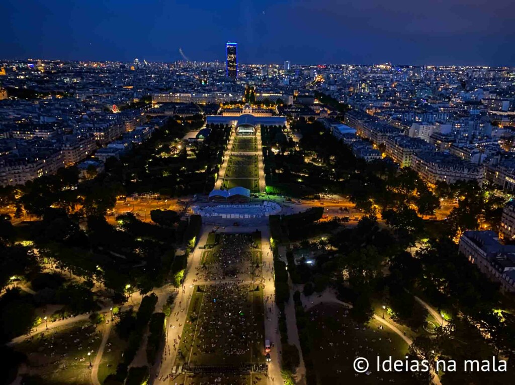 Paris vista do alto da Torre Eiffel