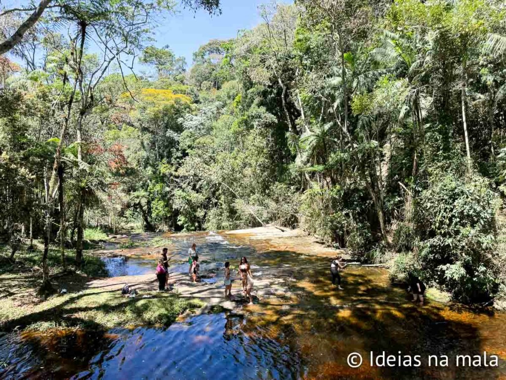 Banho de floresta no Hotel Natureza Eco Lodge nas Montanhas Capixabas