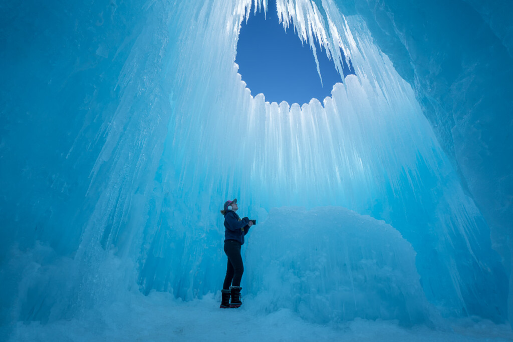 Ice Castles em Midway Utah
