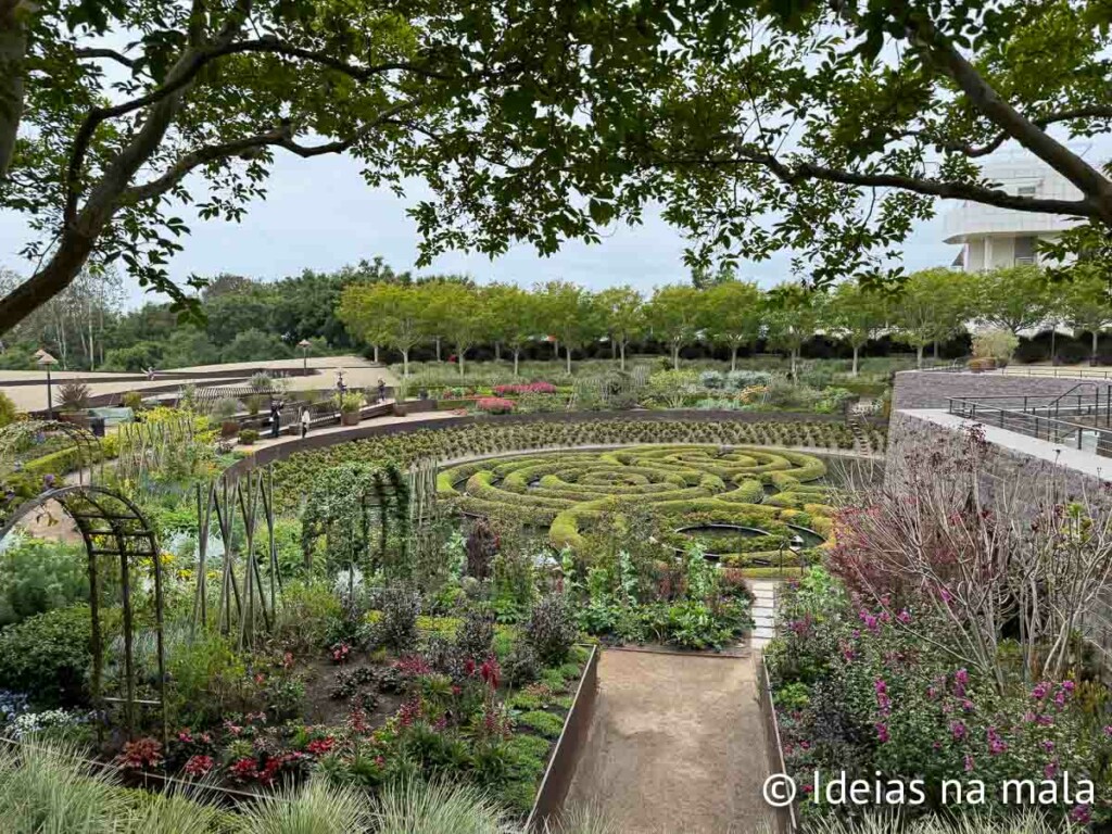 Jardins do Getty Center em Los Angeles