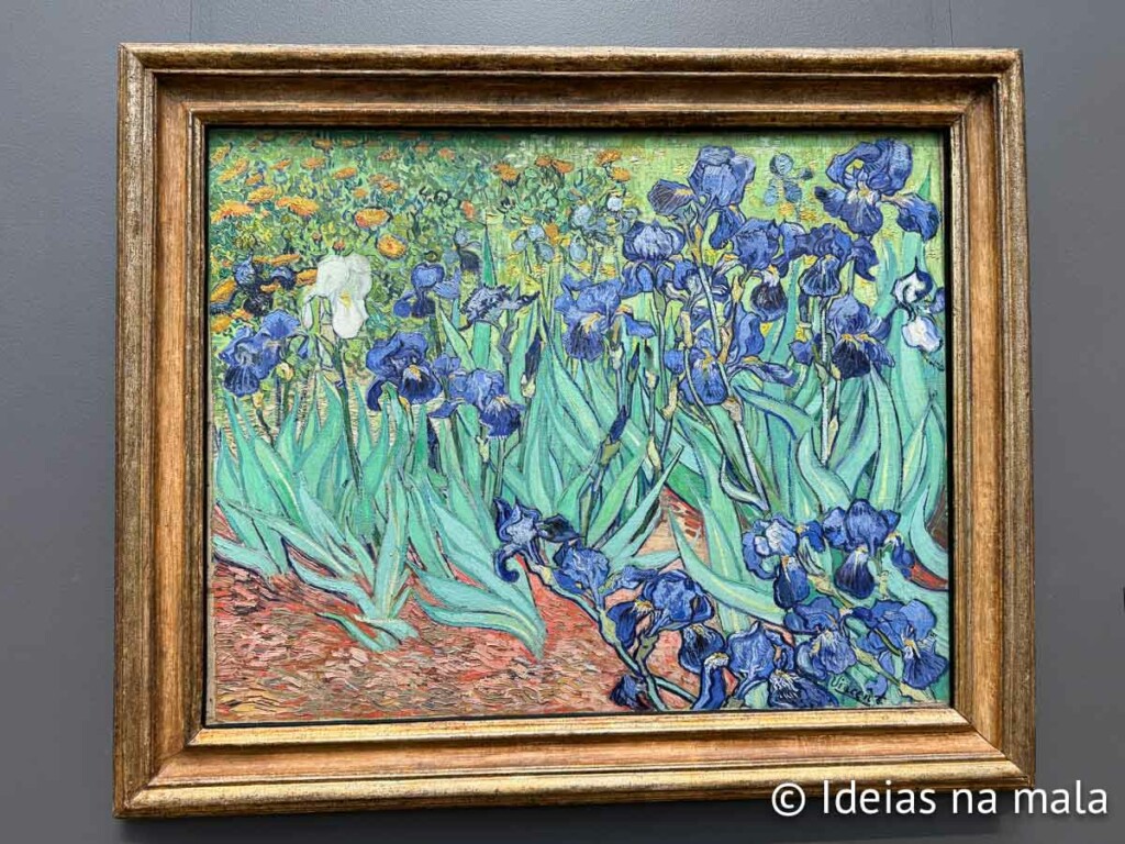 Iris de Van Gogh, uma das principais obras do Getty Center