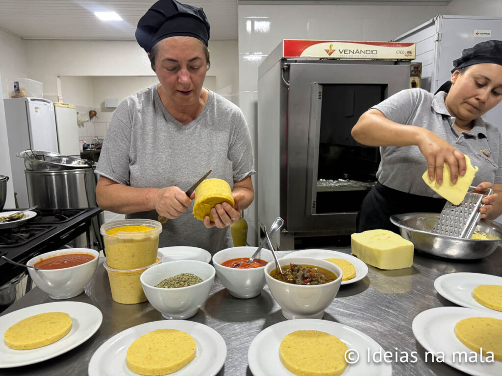 onde comer pizza de polenta nas Montanhas capixabas