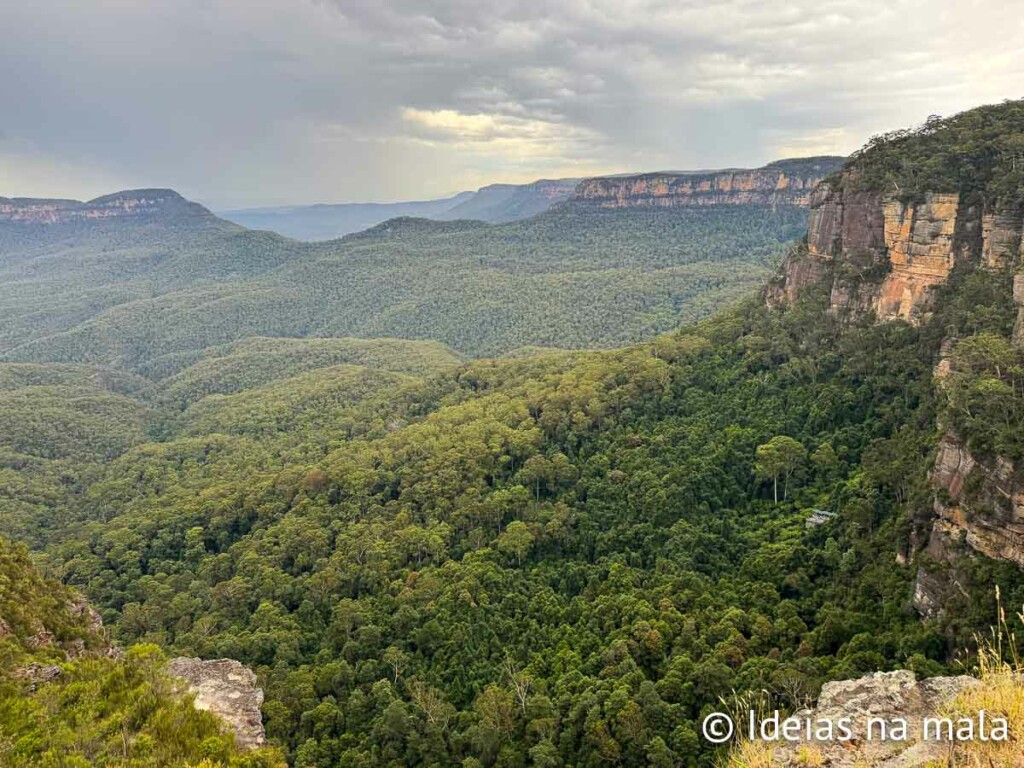 como é a experiência no Scenic World nas Blue Mountains