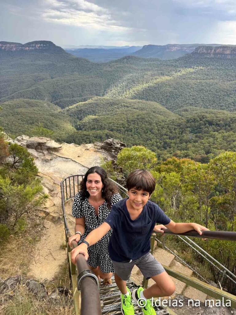 blue mountains com crianças