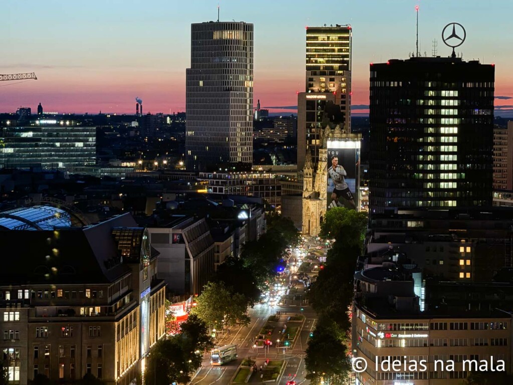 Kurfürstendamm vista a noite - O que fazer em Berlim