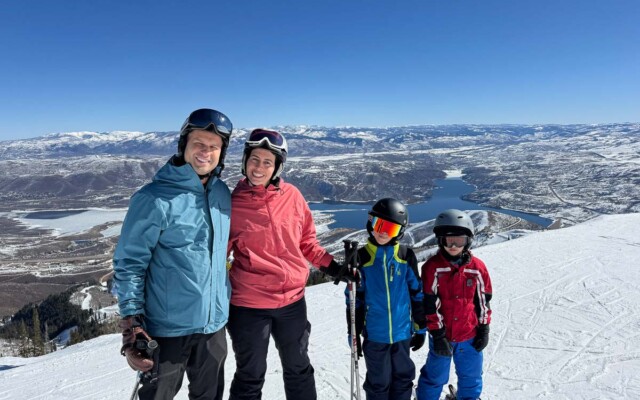 Esquiando o Deer Valley em Utah