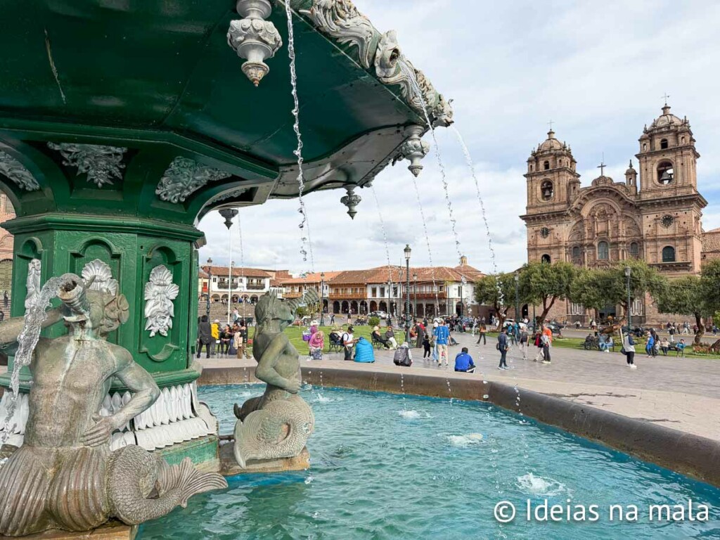 Plaza de Armas de Cusco no Peru