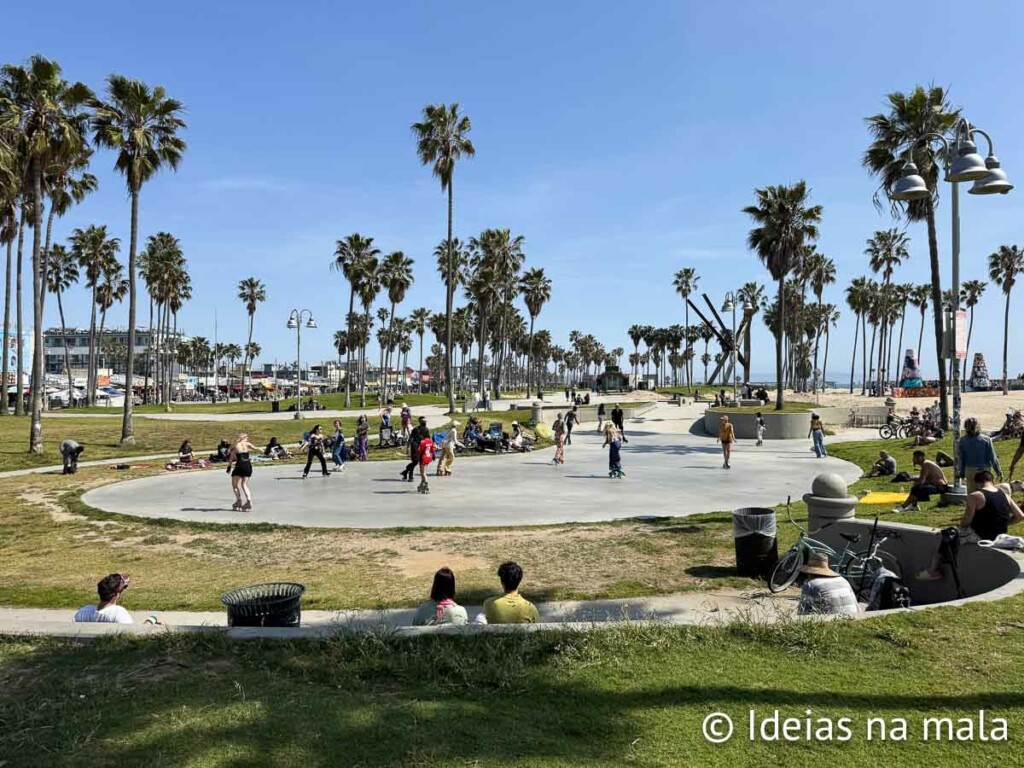Pista de patinação em Venice Beach
