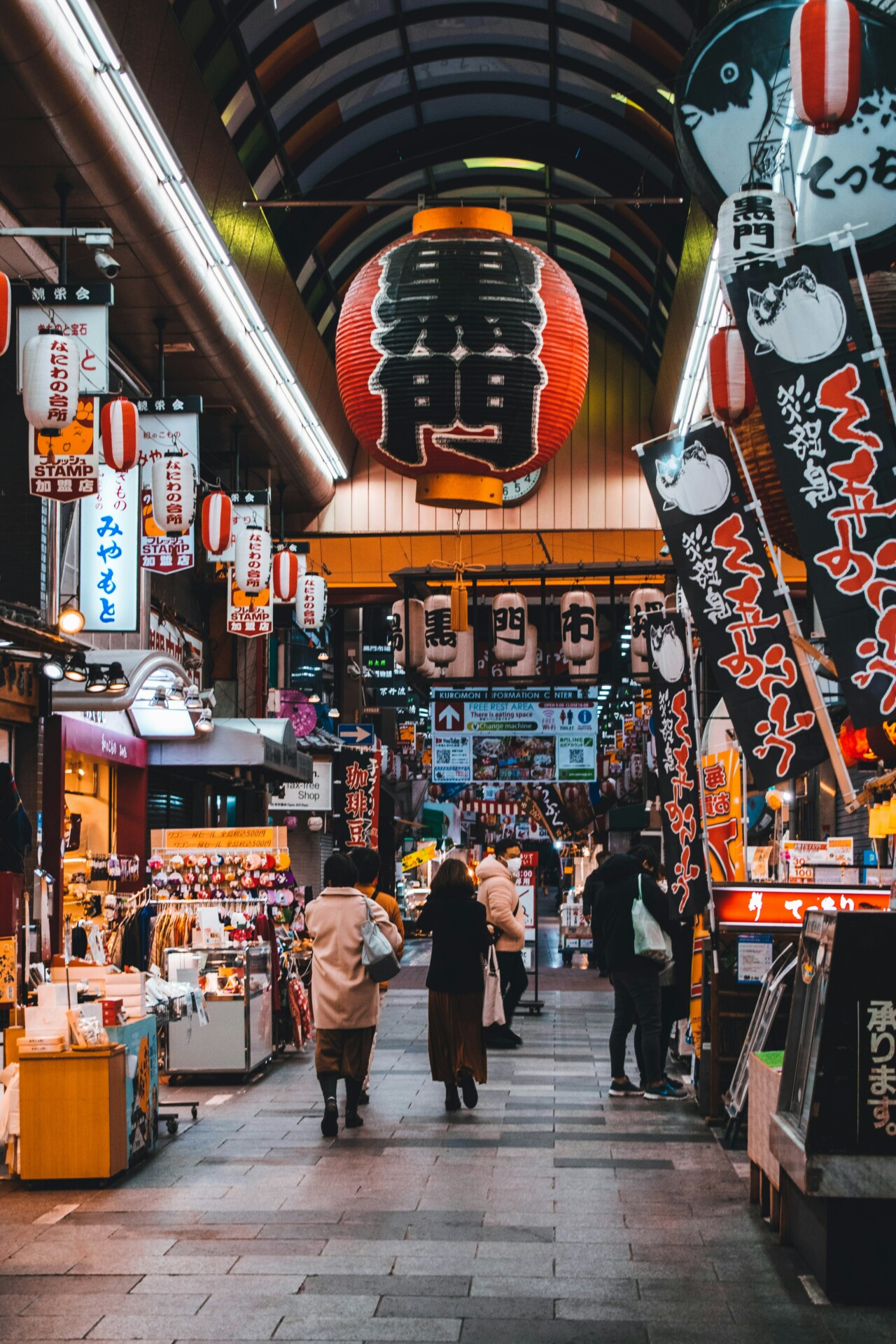 o que ver no Mercado Kuromon em Osaka. que visitar em Osaka