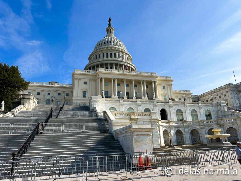 Capitólio, um dos símbolos de Washington DC