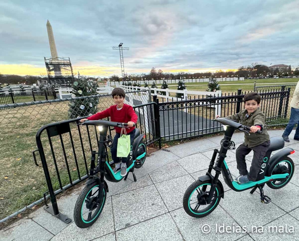 Bikes alugadas são uma forma prática e rápida de se locomover por Washington DC