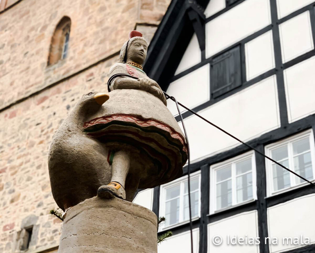 A Menina do Chapéuzinho vermelho em Alsfeld