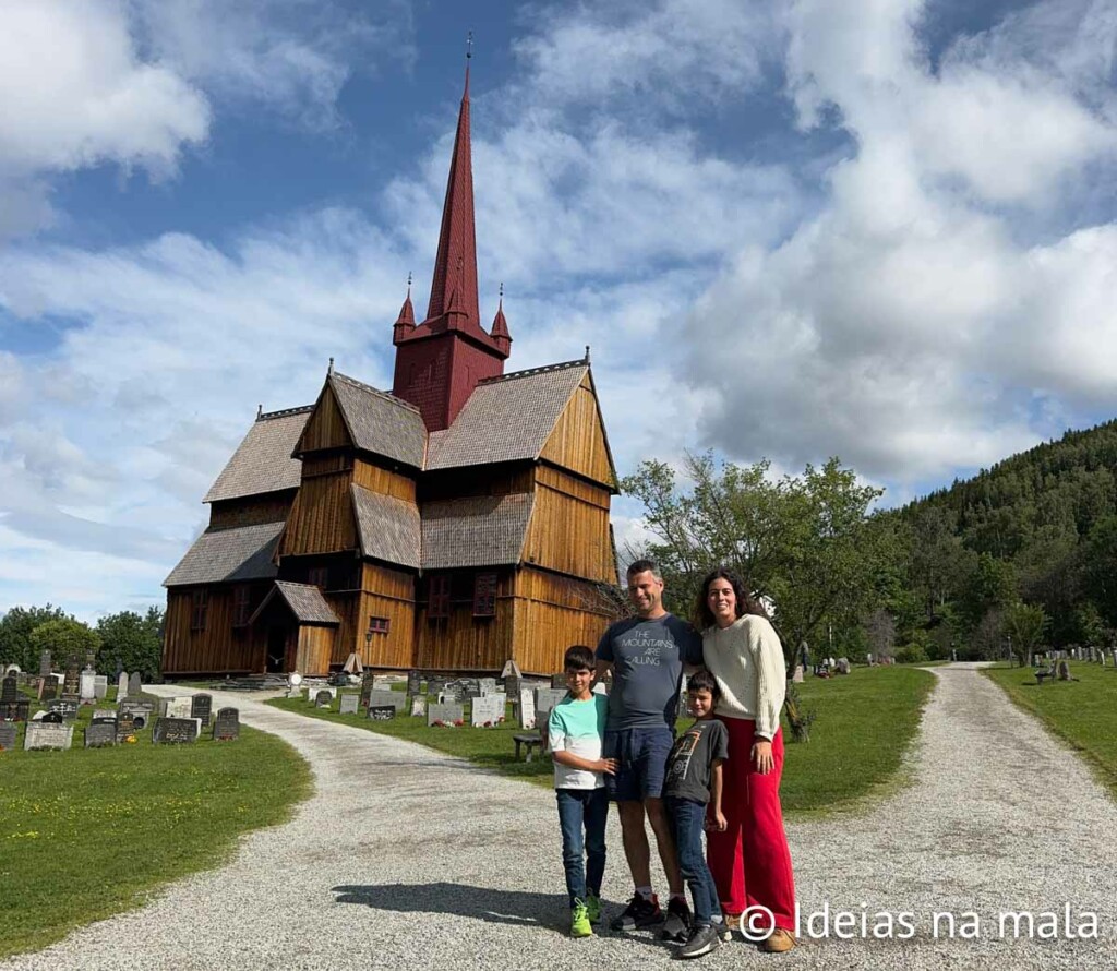Borgund Stave Church na Noruega