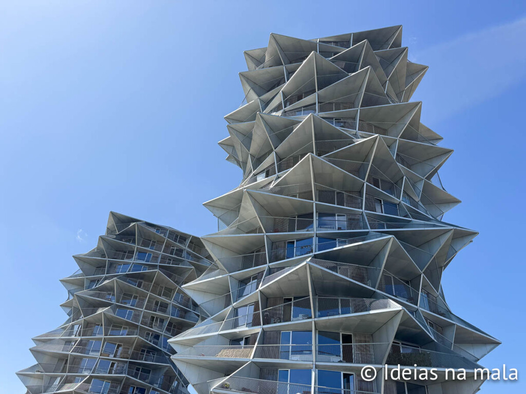 Edifício moderno em Copenhague