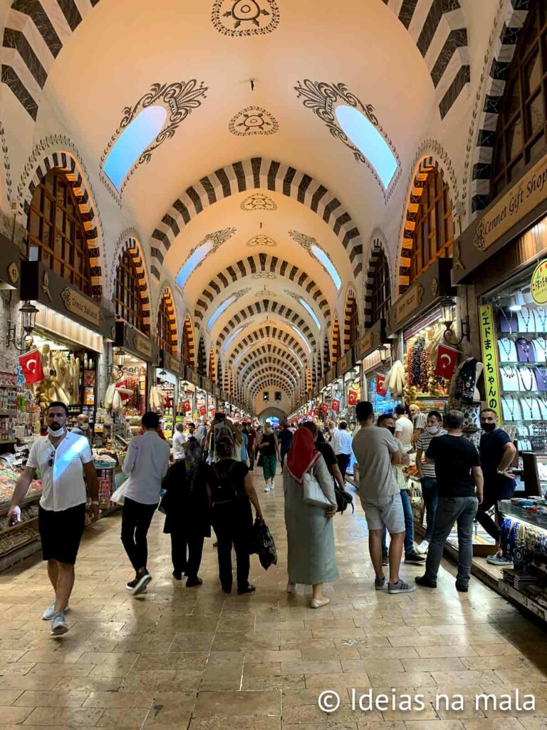 Grand Bazar em Istambul na Turquia que fazer