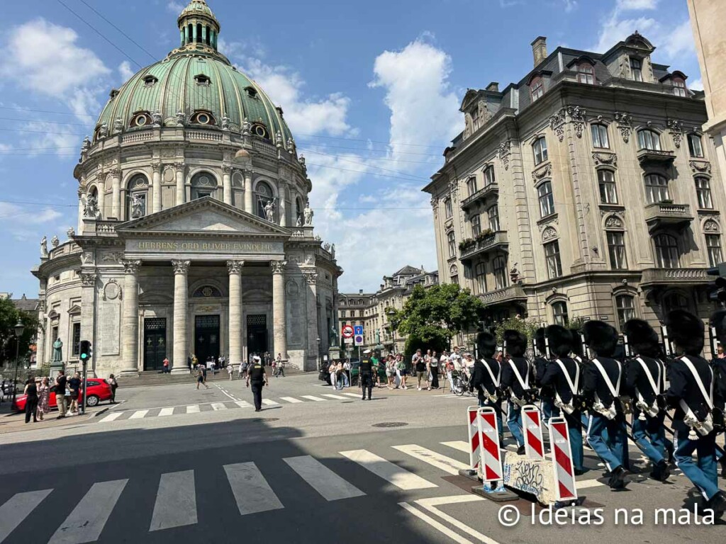 Troca da Guarda em Copenhague