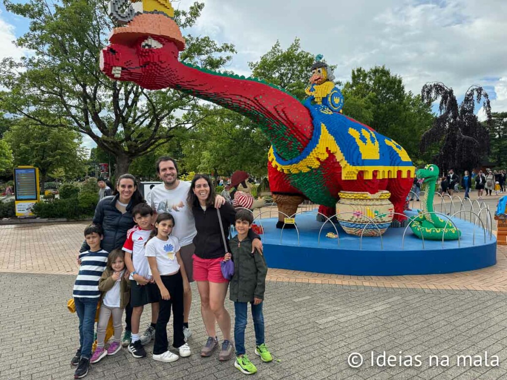 como é visitar a legoland em Billund na Dinamarca