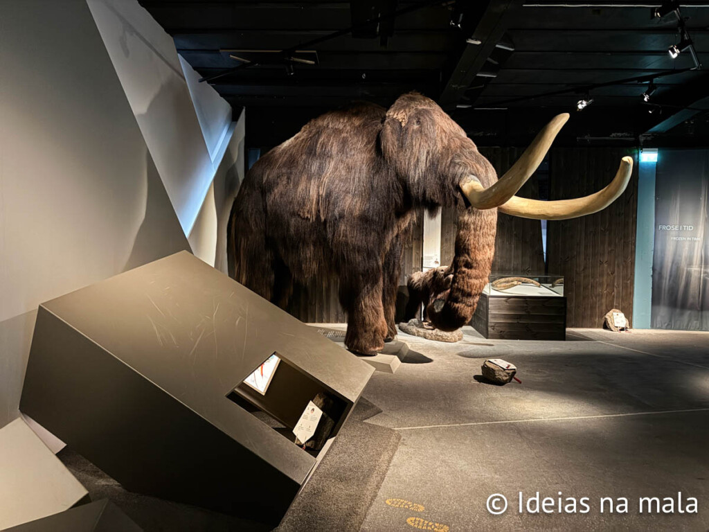 Mamute no Centro de Visitantes de Lom - Noruega