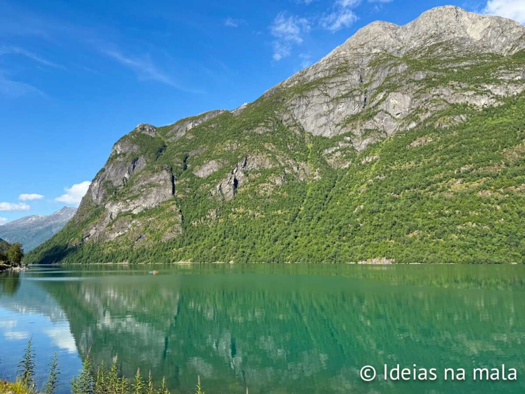 Lago Oldevatnet na Noruega