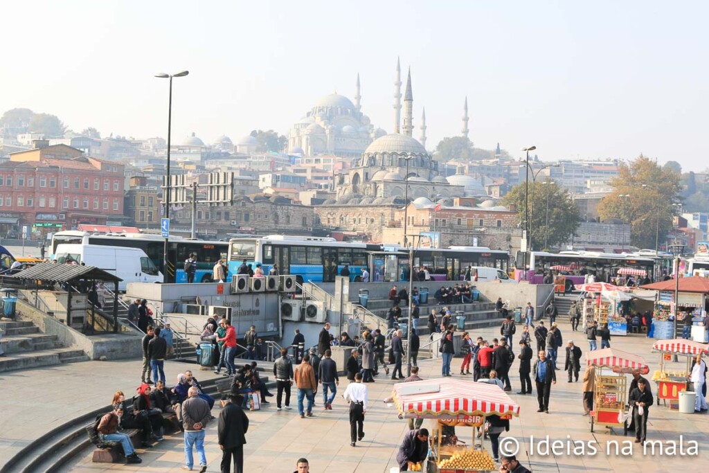 Ponte de Gálata em Istambul na Turquia que fazer