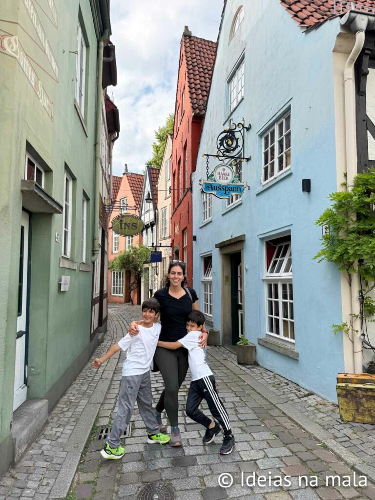 Passeio pelo Schnoor em Bremen