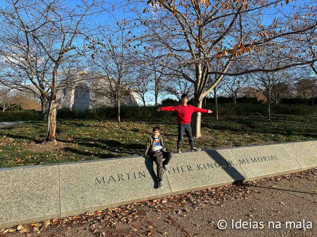 O que fazer em Washington DC com crianças: MLK Memorial