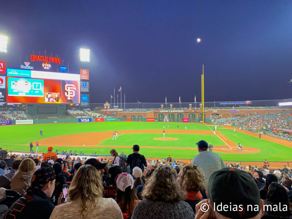 Jogo do San Francisco Giants baseball em san francisco na california