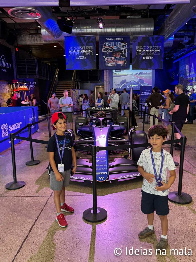 Fan Zone na Fórmula 1 em Austin no Texas - Grande Prêmio dos EUA