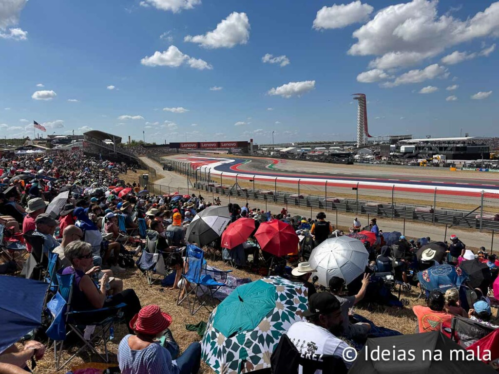 como é assistir a formula 1 no texas