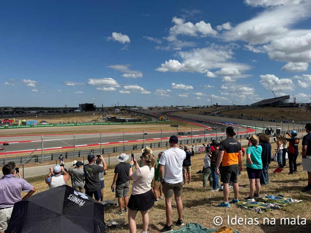 como são os três dias de F1 em Austin no Texas