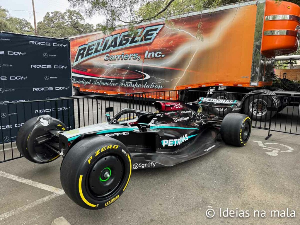 como é a experiencia no GP F1 dos EUA?