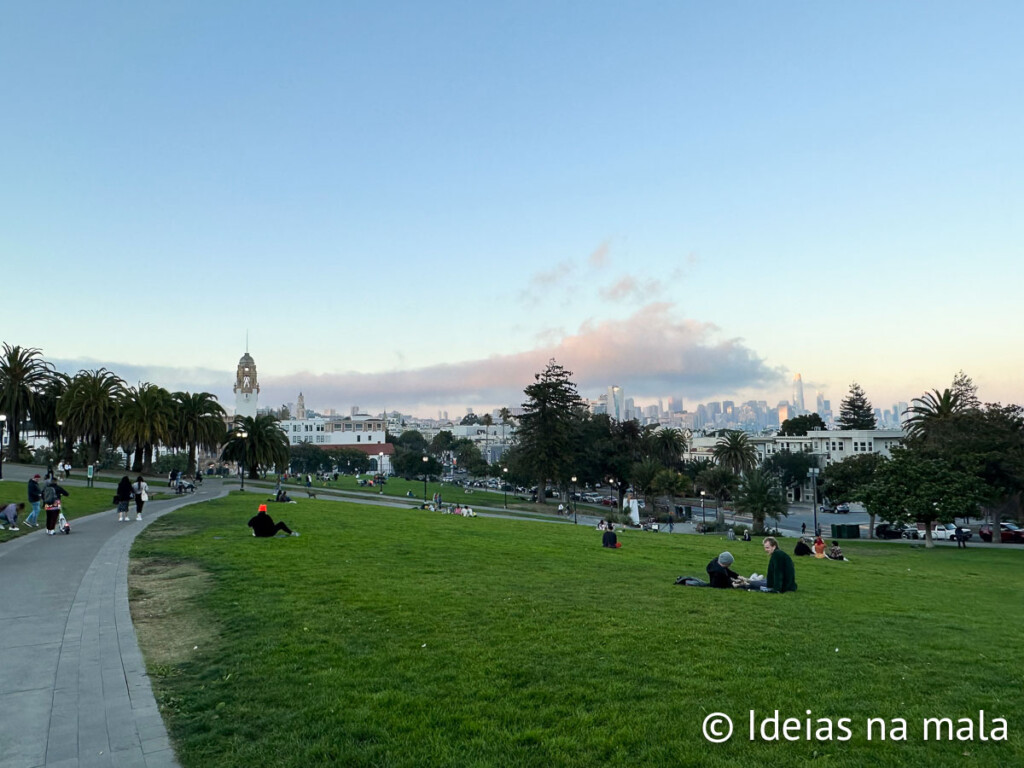 Outono com ares de verão em San Francisco na california