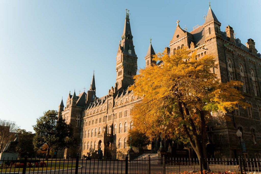 Georgetown University em Roteiro de Washington DC