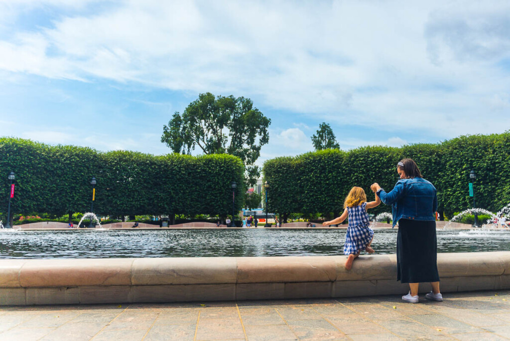 Fonte no Jardim da National Gallery of Art
