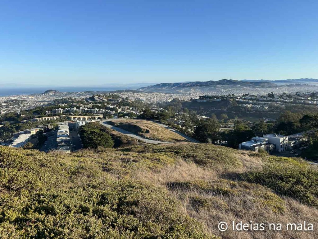 que fazer em san francisco: subir o twin peaks