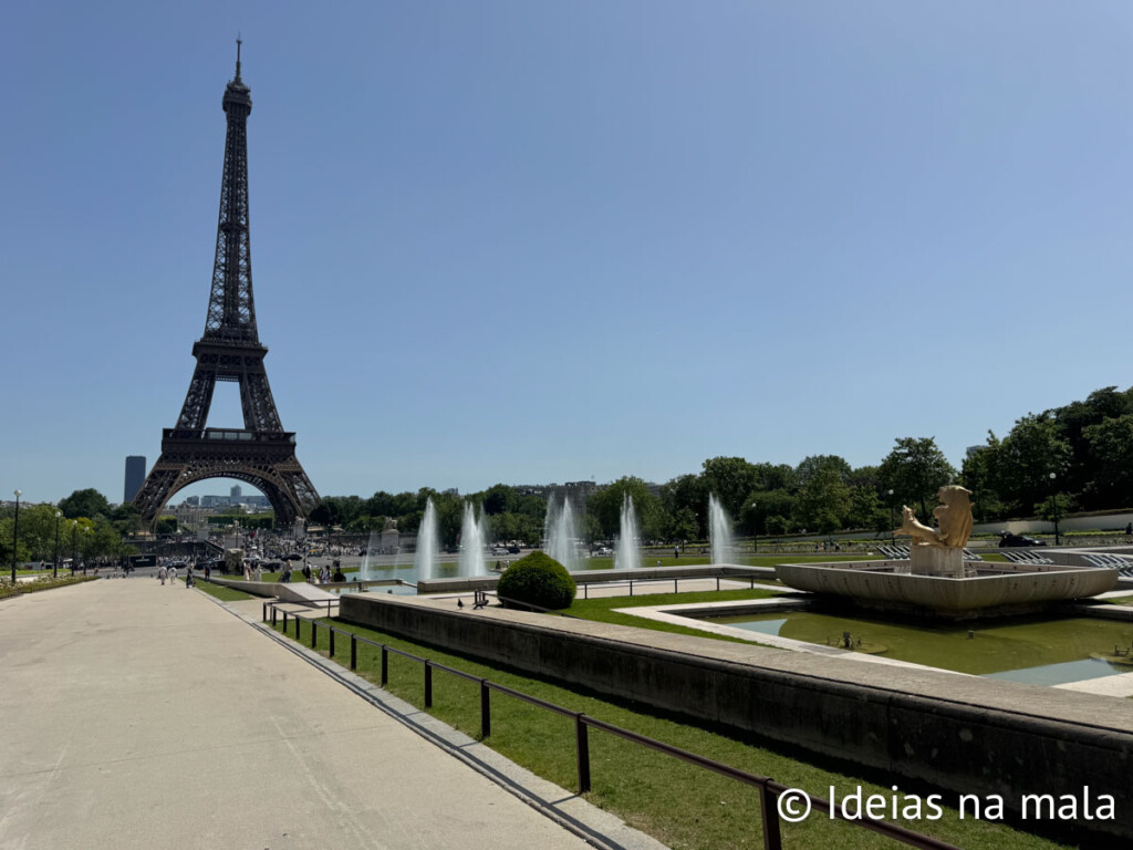 melhores pontos para ver a Torre Eiffel