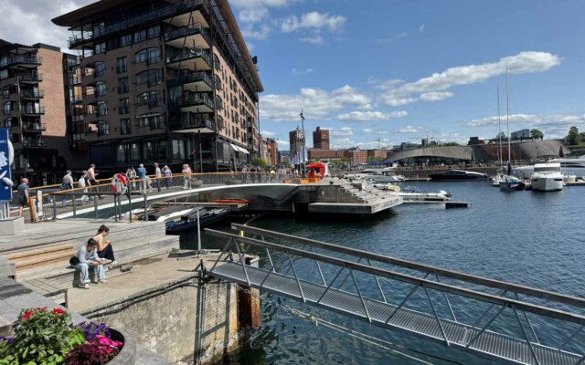 Aker Brygge um dos bairros mais legais de Oslo