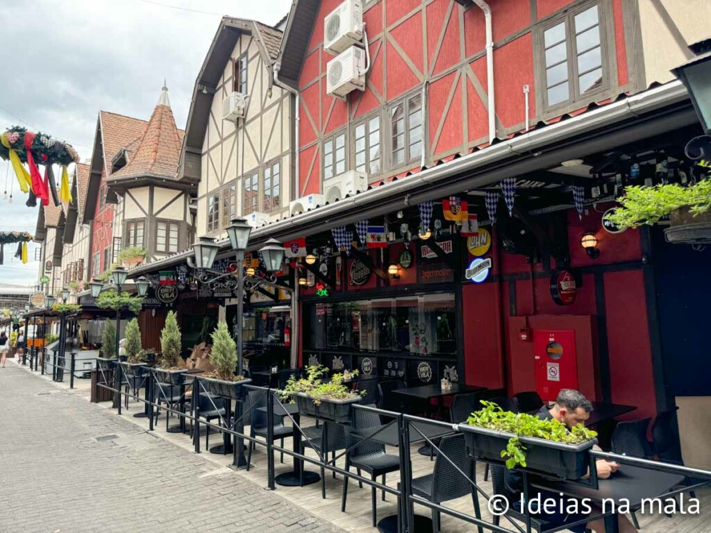 Cervejarias na Vila Germânica em Blumenau em Santa Catarina