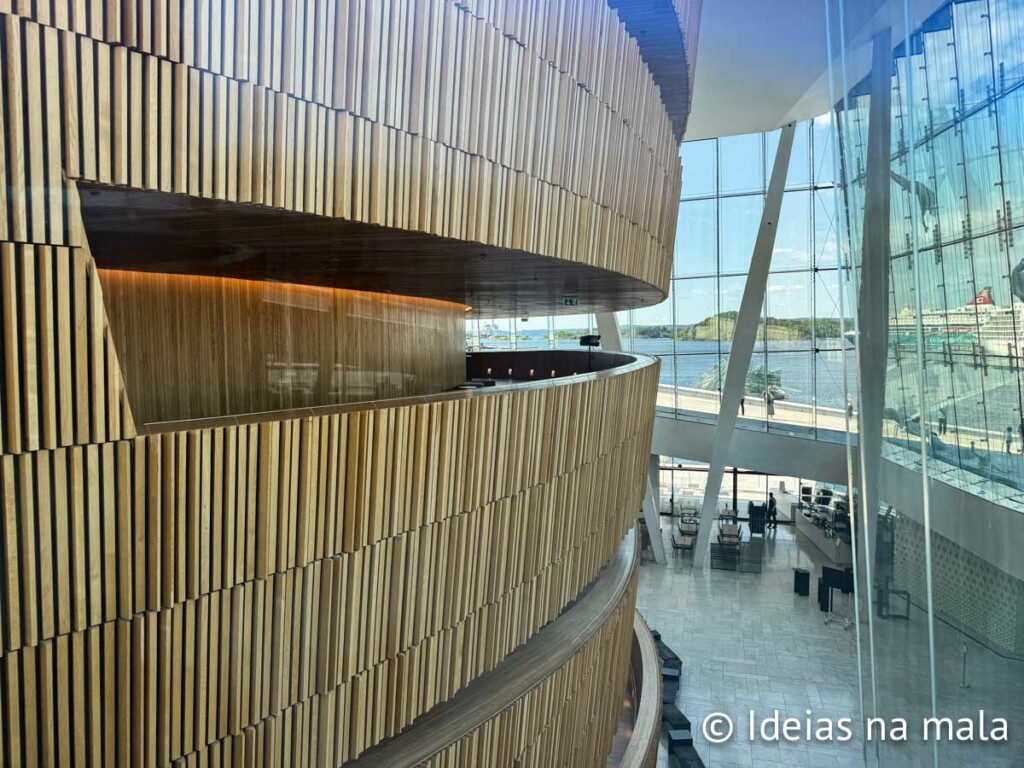 Interior da Opera em Oslo